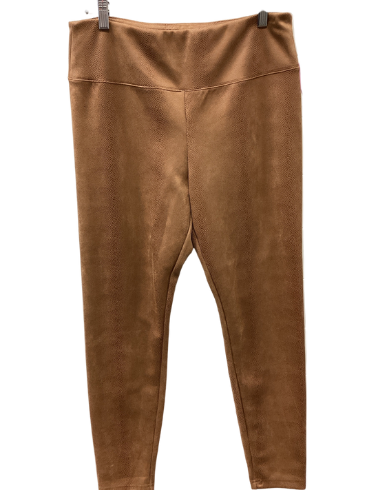Pants Leggings By Catherine Malandrino In Brown, Size:L