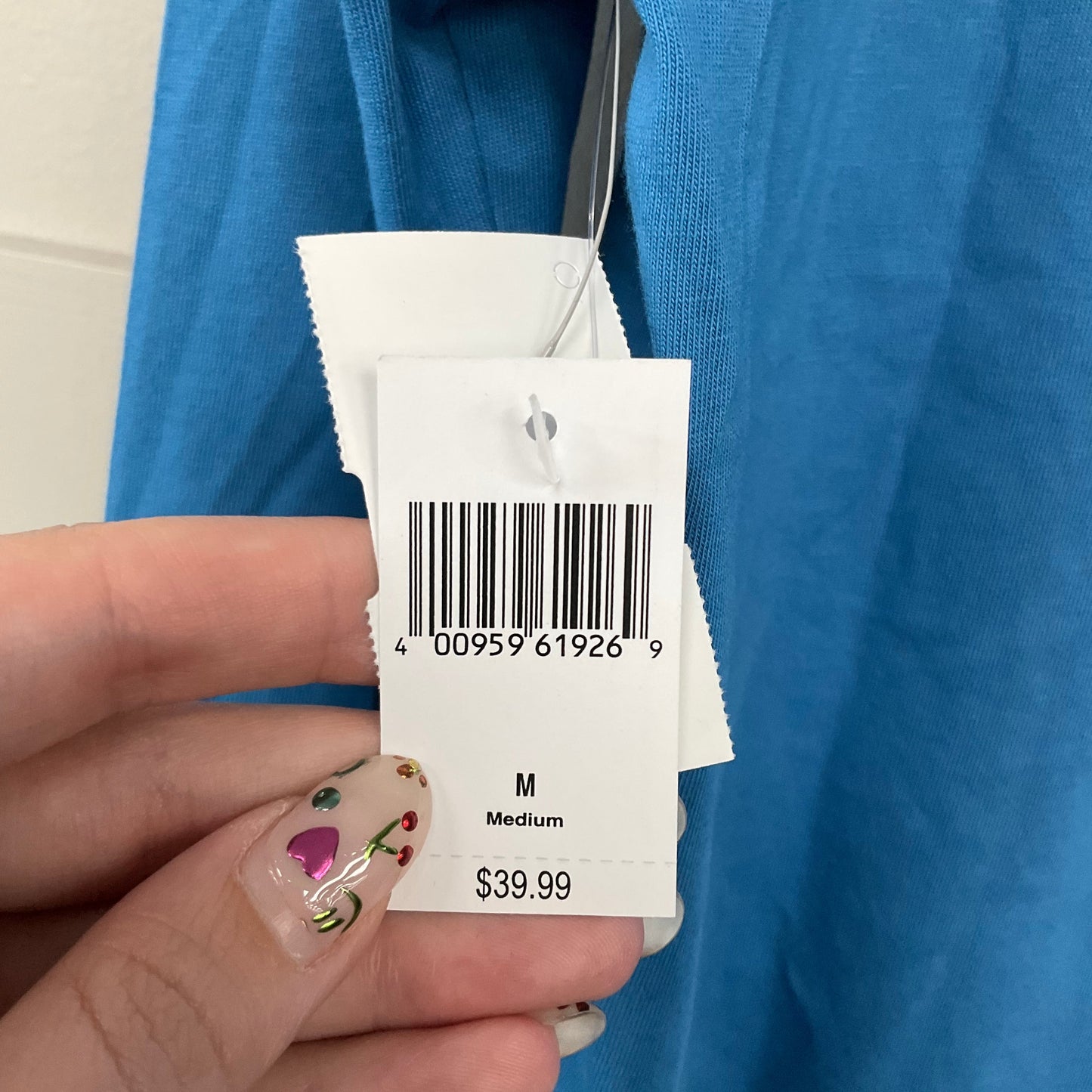 Top Long Sleeve By Disney In Blue, Size: M