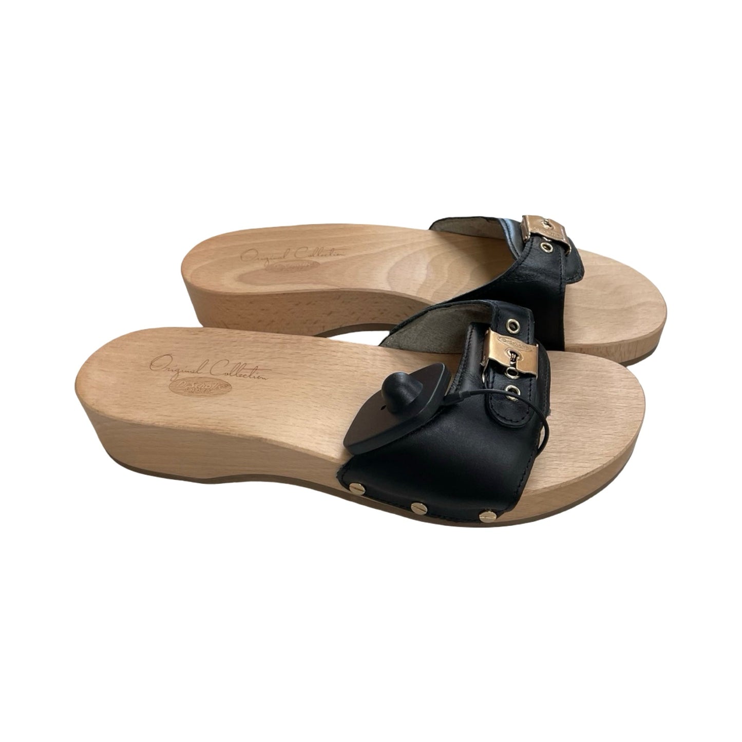 Sandals Flats By Dr Scholls In Black & Brown, Size:8