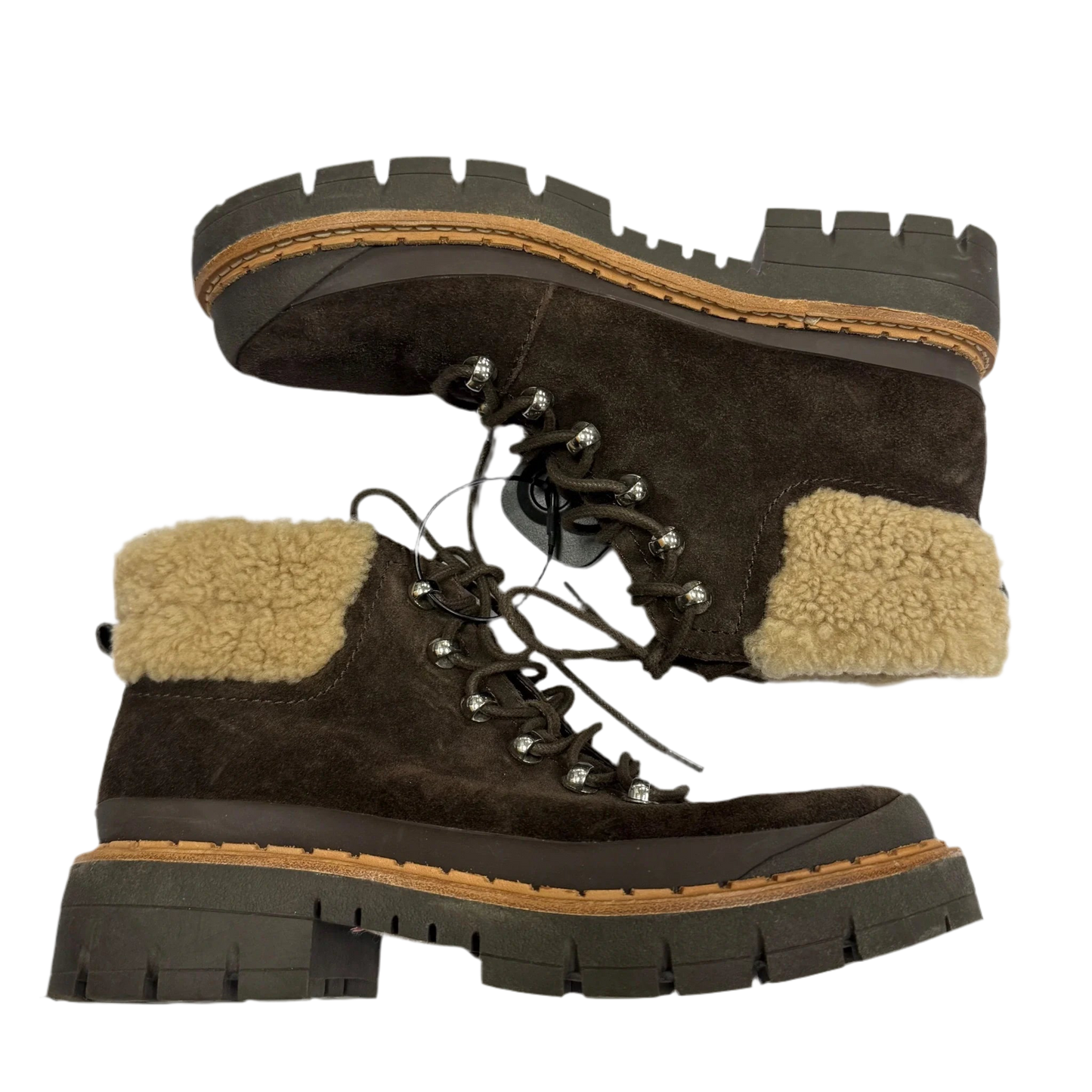 Boots Snow By Marc Fisher In Brown, Size: 8