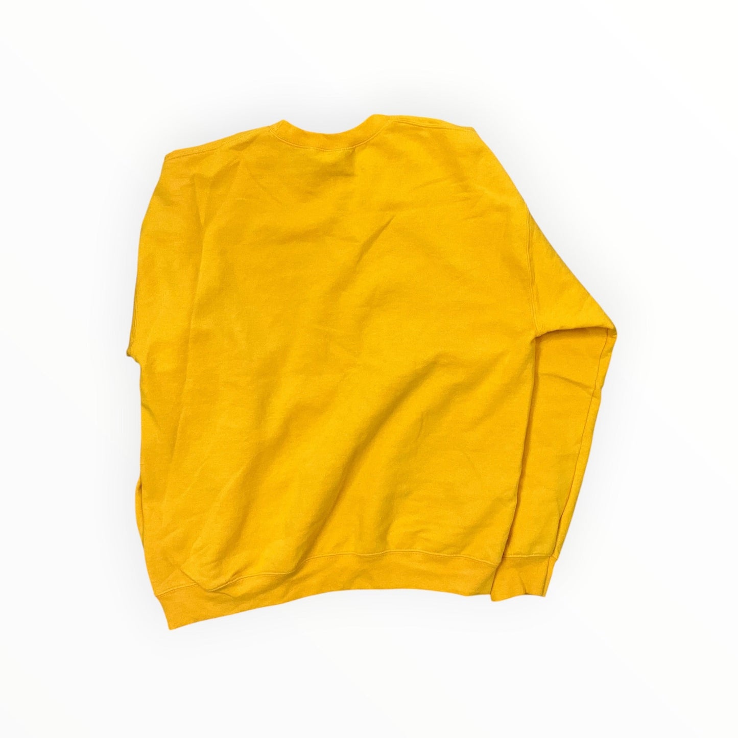 Sweatshirt Collar By Gildan In Yellow, Size:L