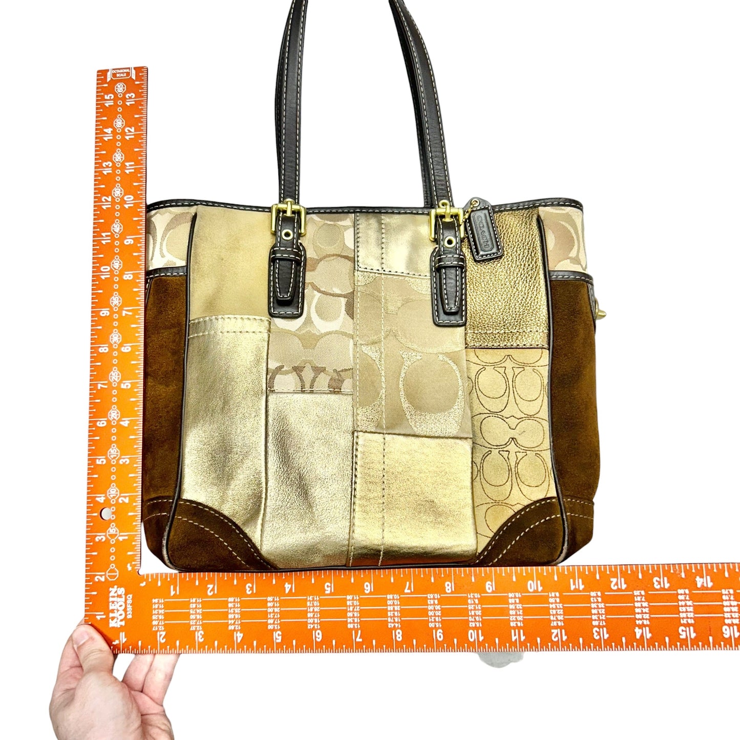 Handbag Designer By Coach, Size: Medium