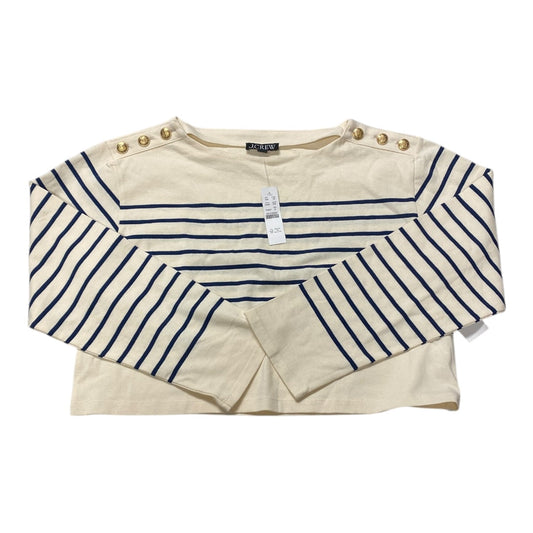 Top Ls By J. Crew In Striped Pattern, Size:M