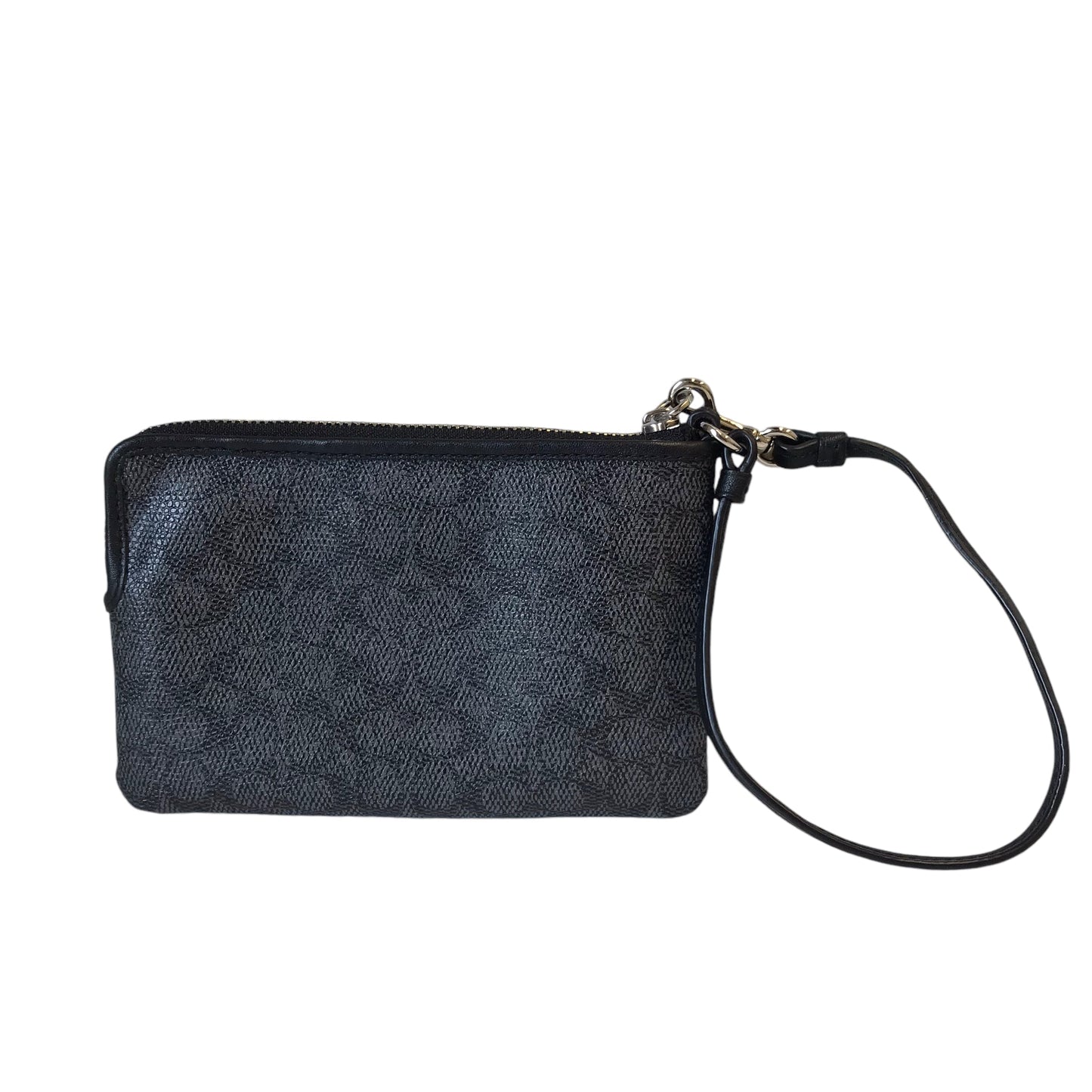 Wristlet Designer By Coach In Grey, Size:Small