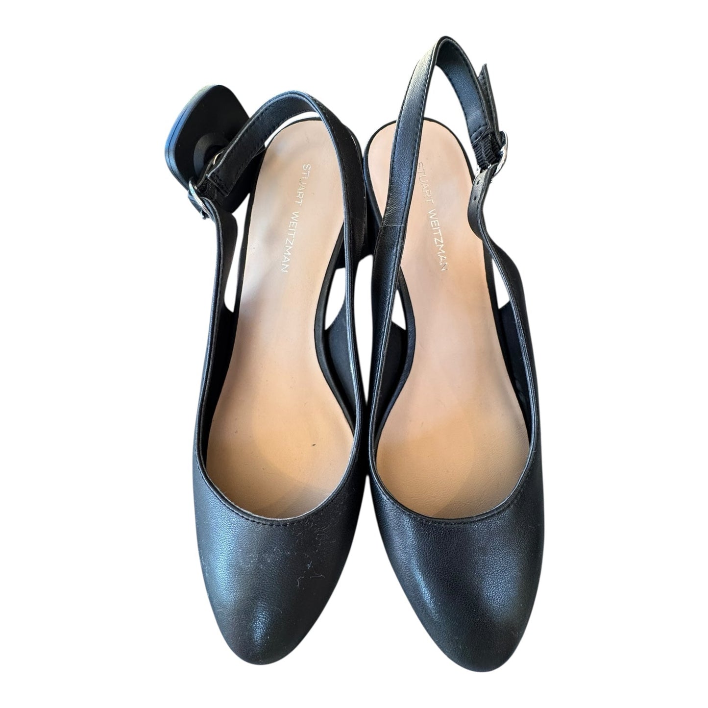 Shoes Heels Block By Stuart Weitzman In Black, Size:6.5