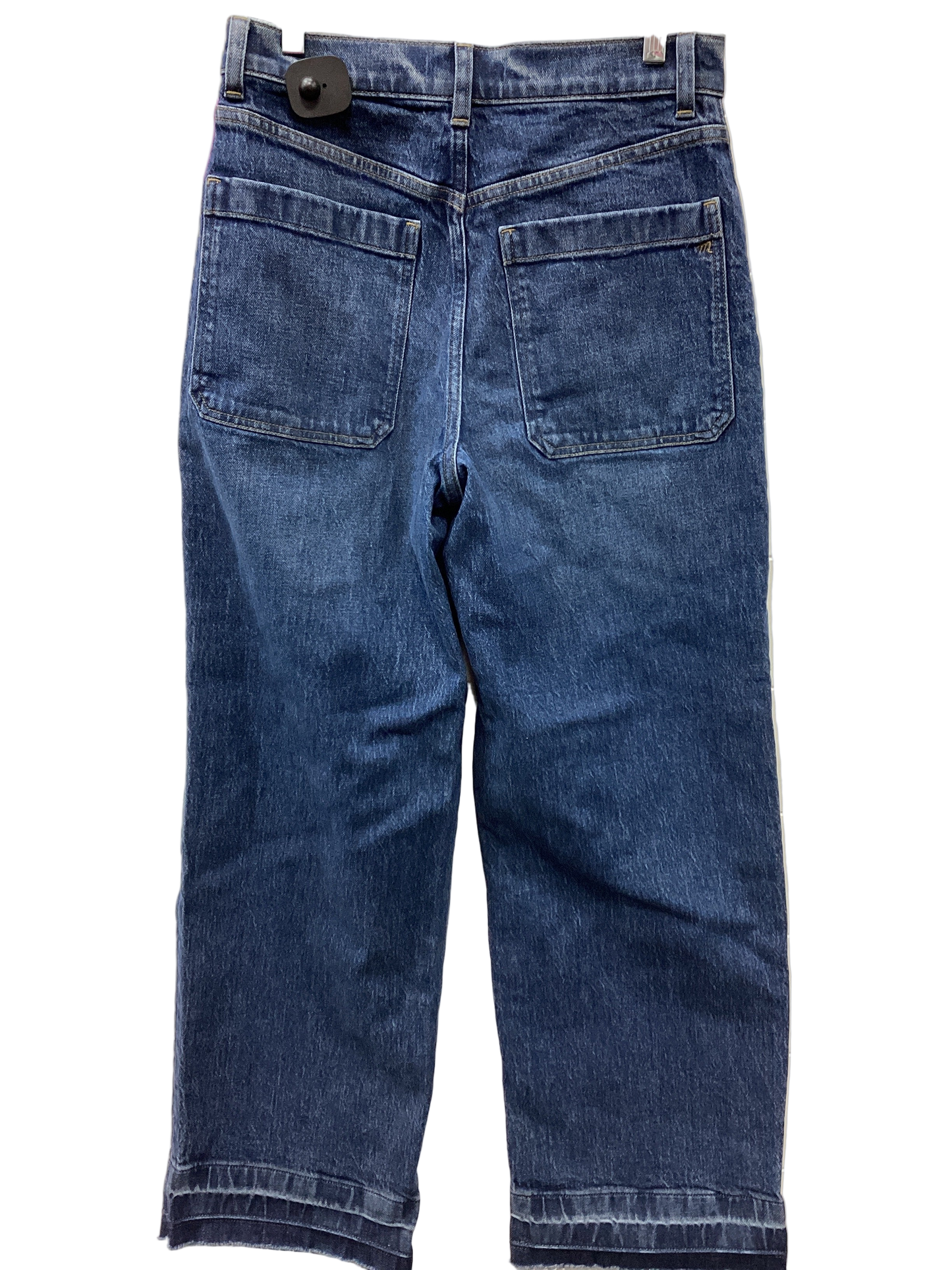 Jeans Wide Leg By Madewell In Blue Denim, Size:4