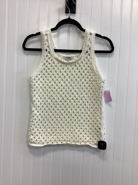 Top Sleeveless By Madewell In Cream, Size:Xs