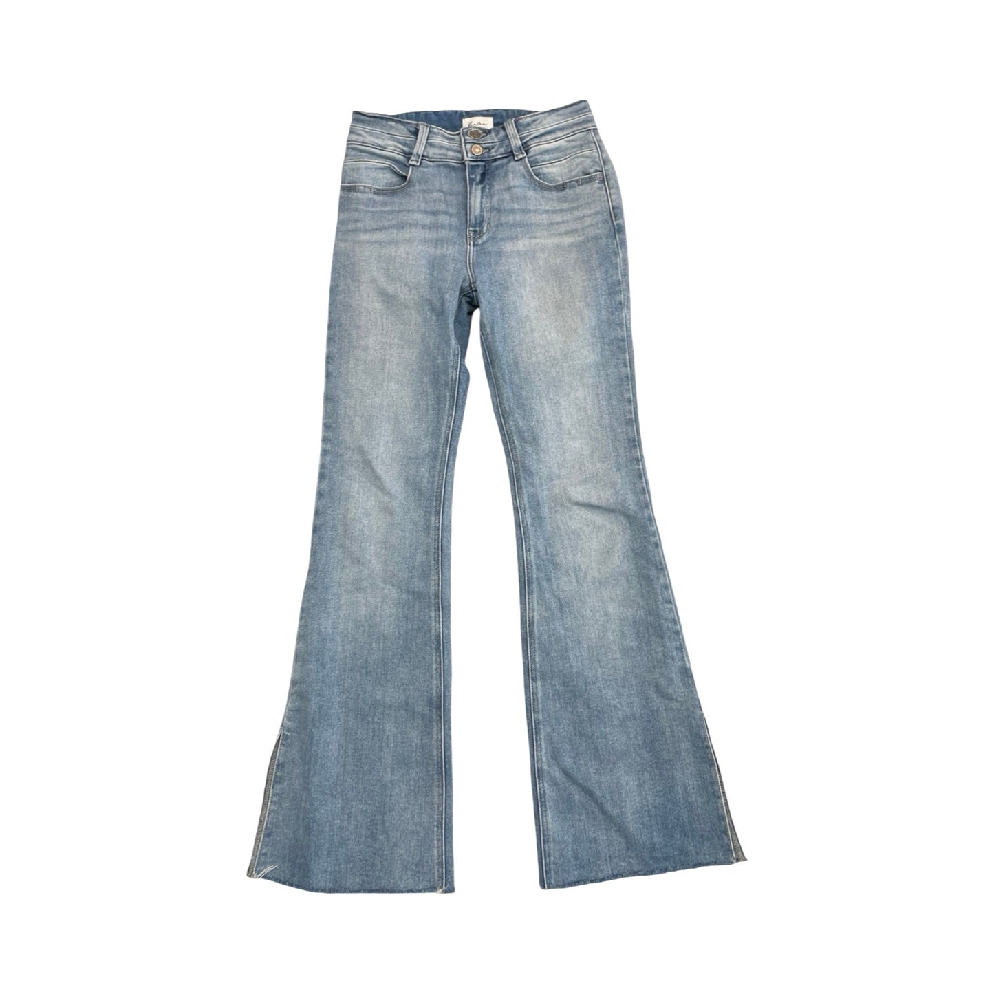 Jeans Flared By Kancan In Blue Denim, Size:2