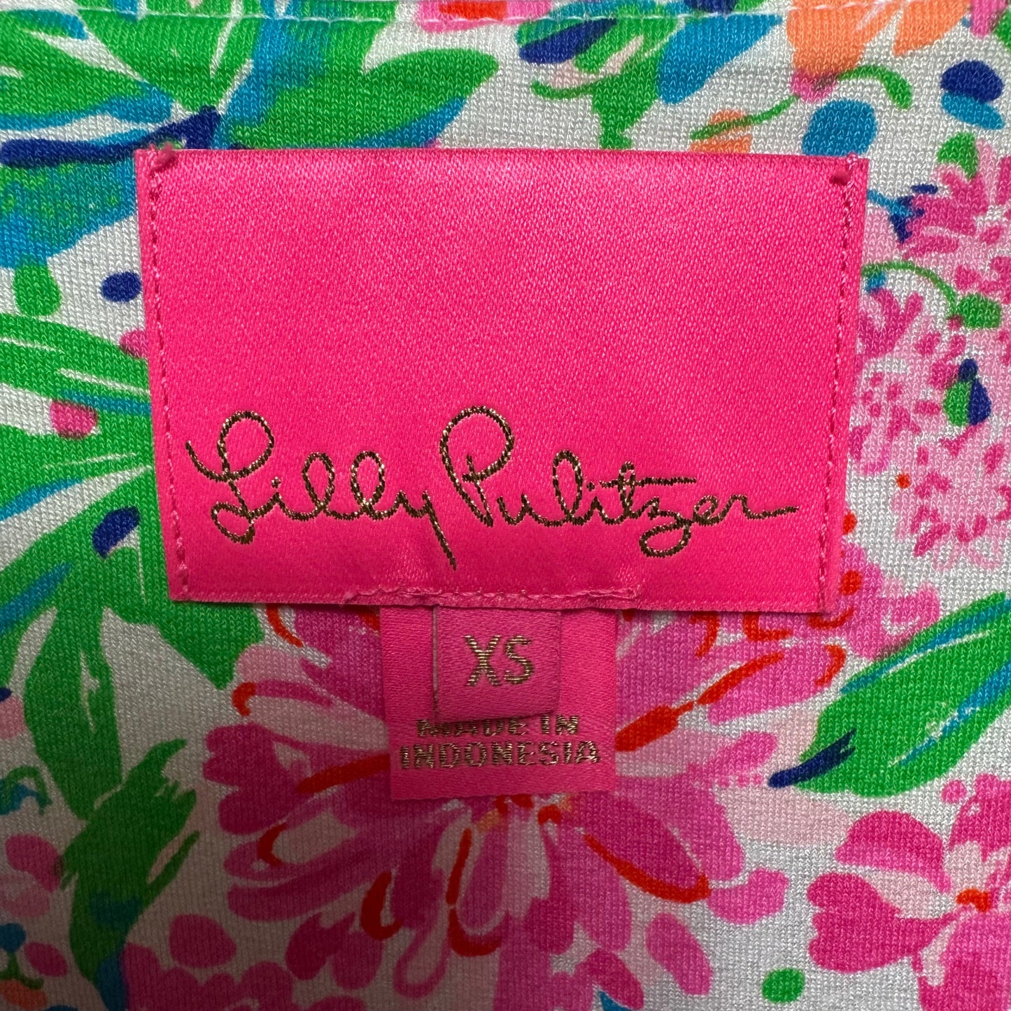 Dress Designer By Lilly Pulitzer In Floral Print, Size: Xs