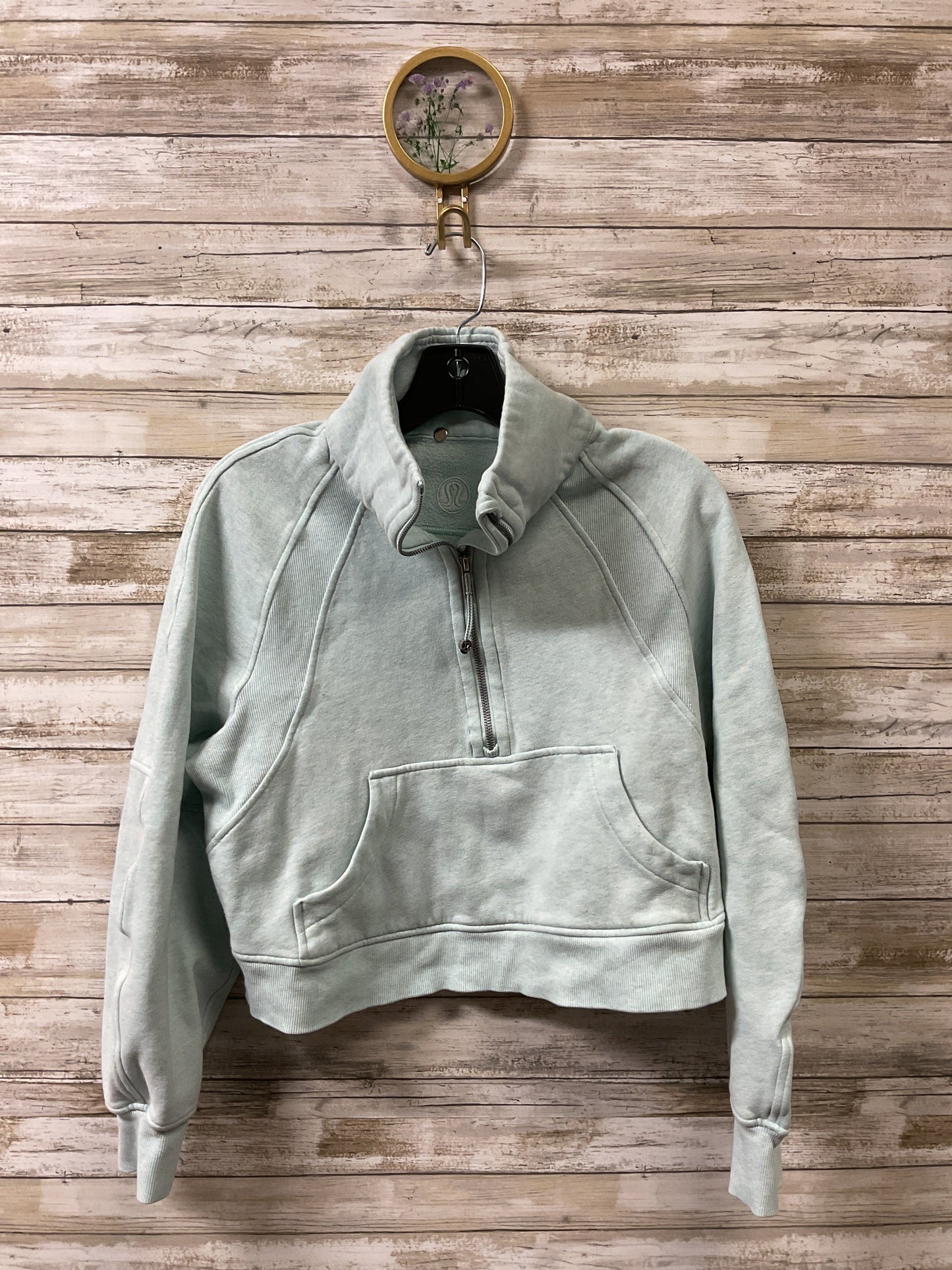 Athletic Sweatshirt Collar By Lululemon In Blue, Size:Xs