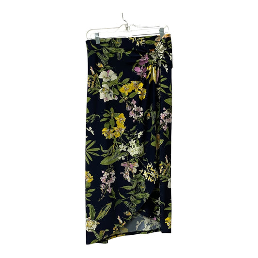 Skirt Midi By Roz And Ali In Blue, Size:1X