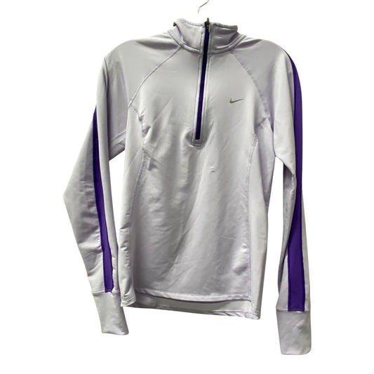 Athletic Sweatshirt Collar By Nike In Purple, Size:S