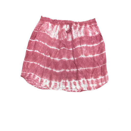 Skirt Midi By Cloth & Stone In Pink & White, Size:L
