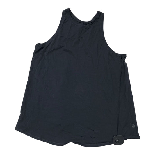 Athletic Tank Top By Lululemon In Black, Size:S