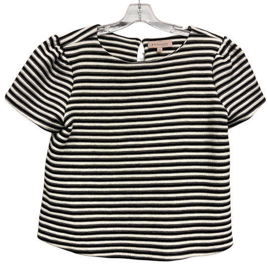 Top Ss By Philosophy In Black & White, Size:L