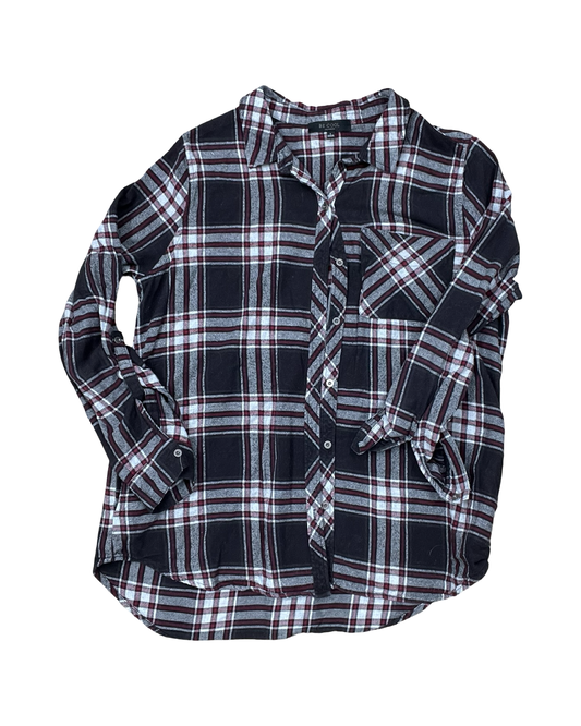 Top Ls By Be Cool In Black & Red, Size:L