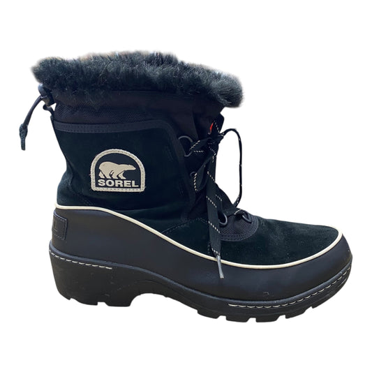 Boots Designer By Sorel In Black, Size:10.5