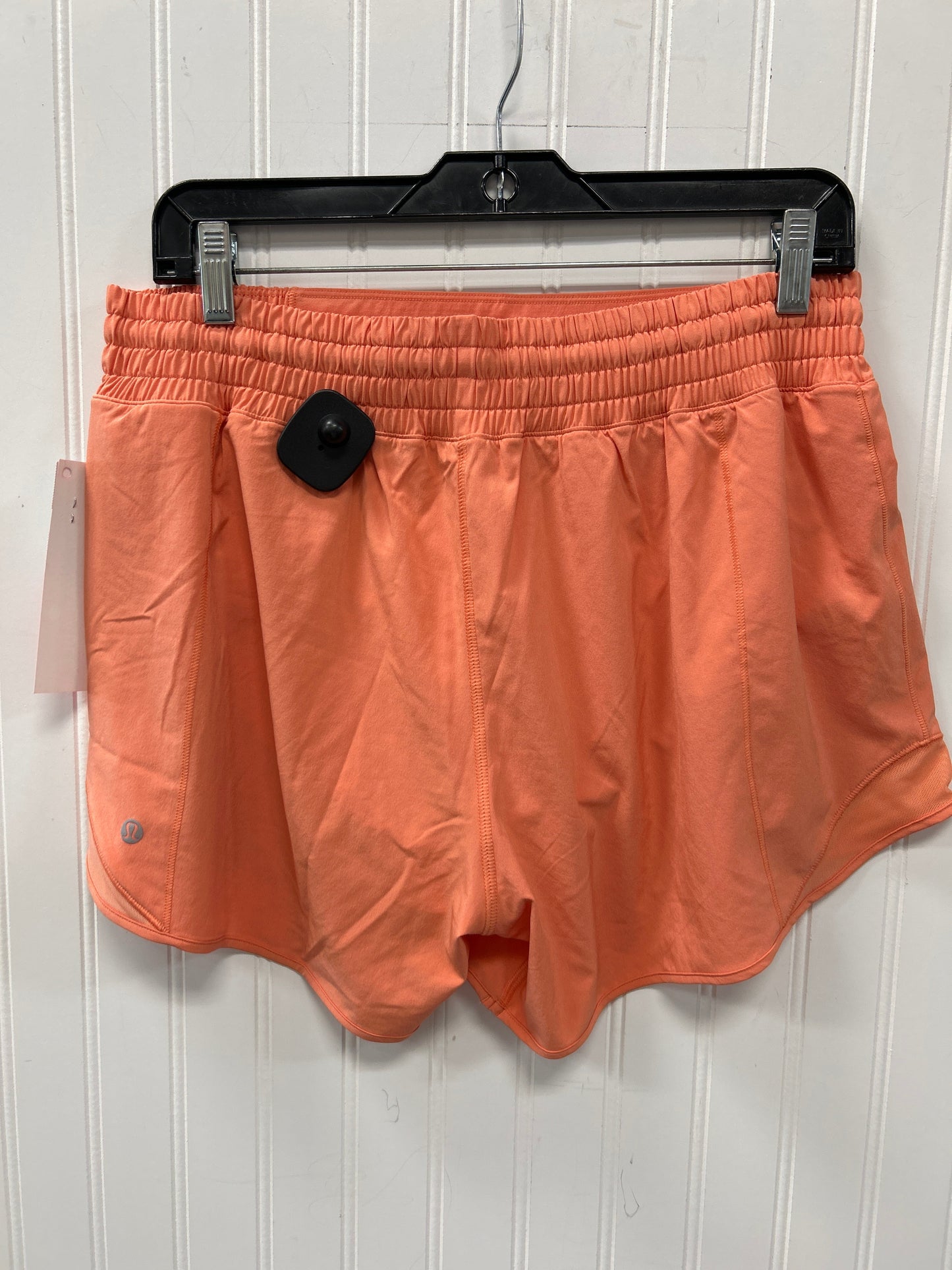 Athletic Shorts By Lululemon In Peach, Size:10