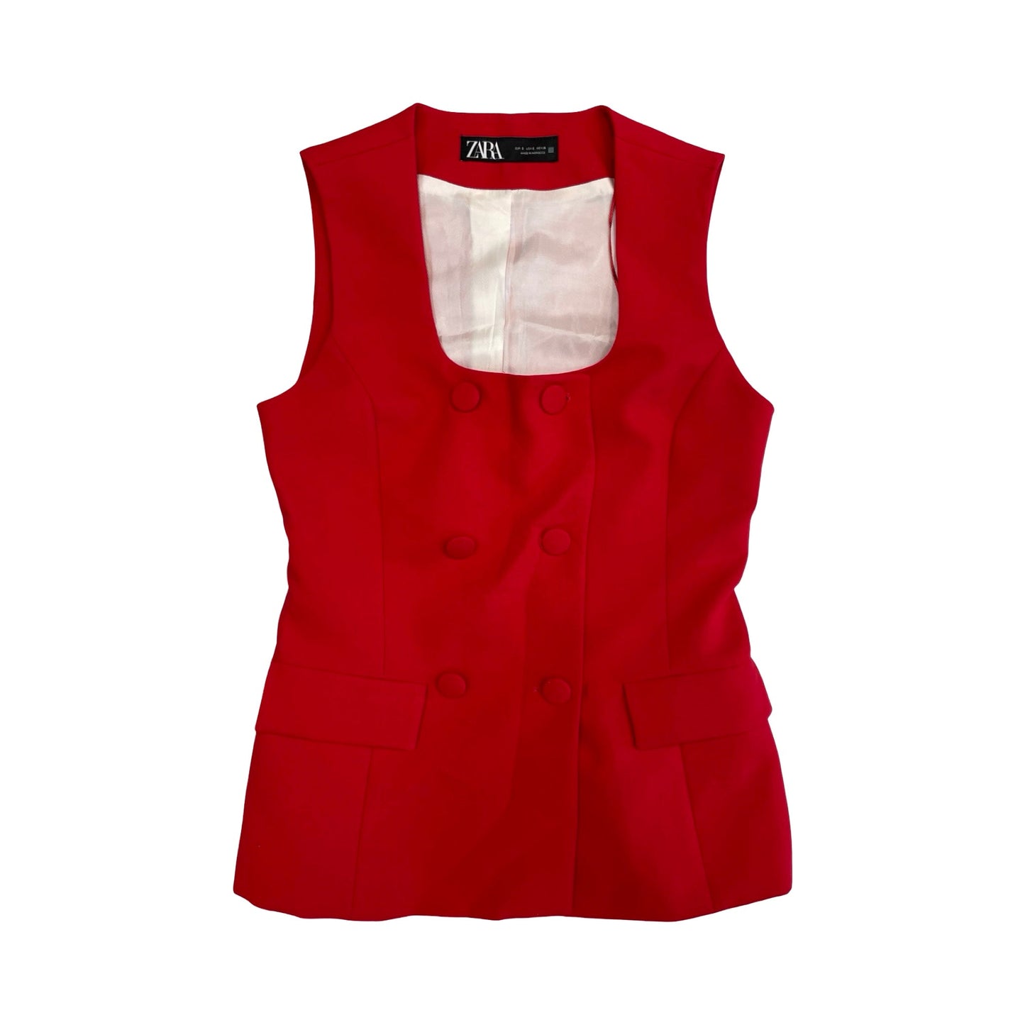 Blazer By Zara In Red, Size:S