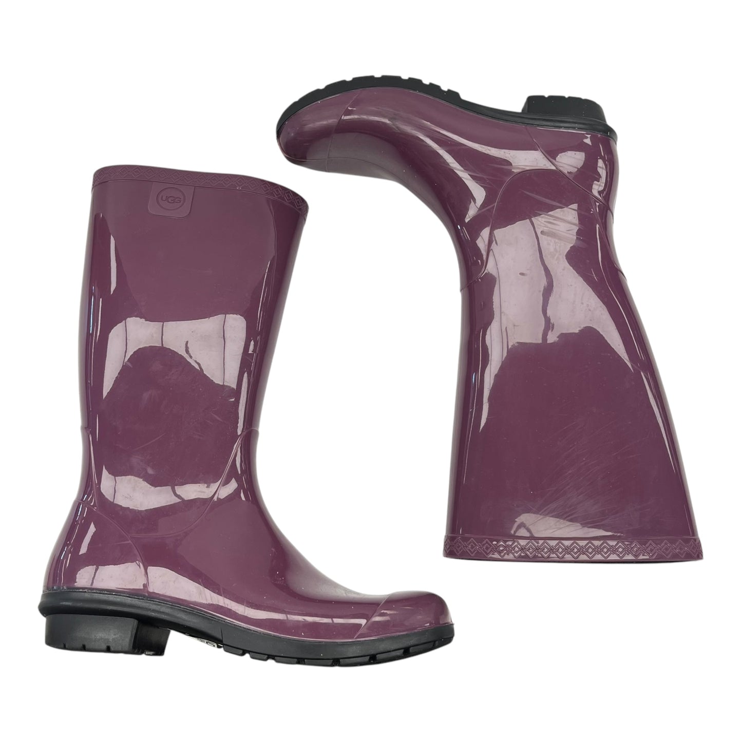 Boots Designer By Ugg In Purple, Size:8