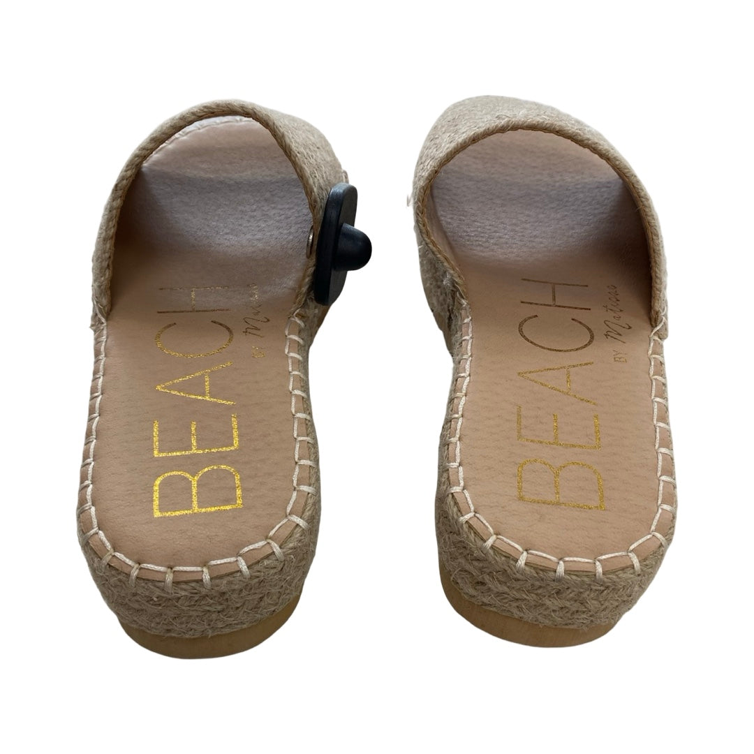 Sandals Flats By Matisse In Tan, Size:8