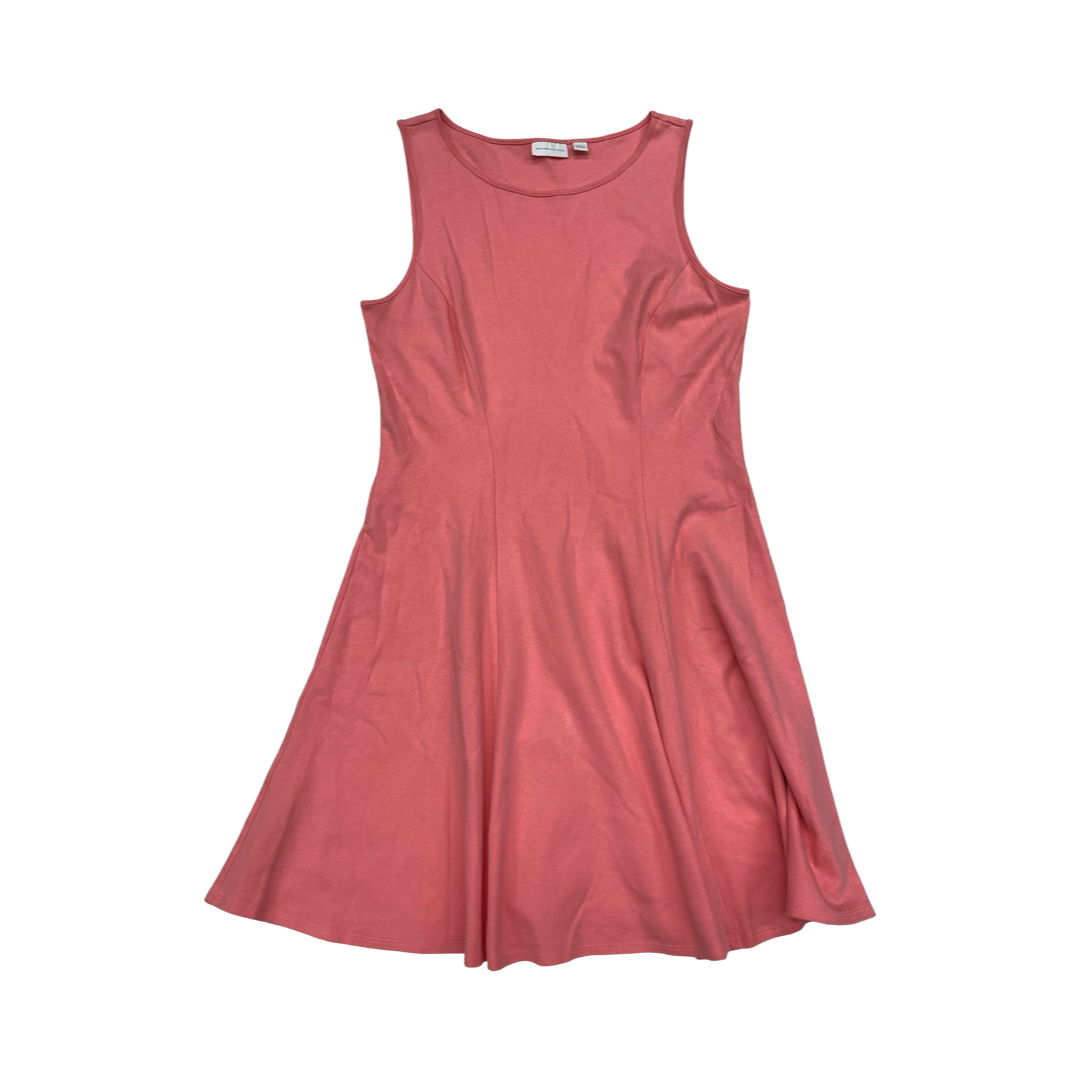 Dress Casual Midi By New York And Co In Pink, Size:L