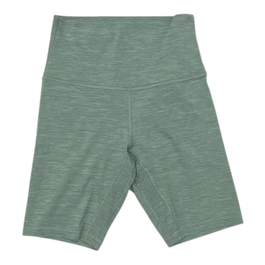 Athletic Shorts By Lululemon In Green, Size:4