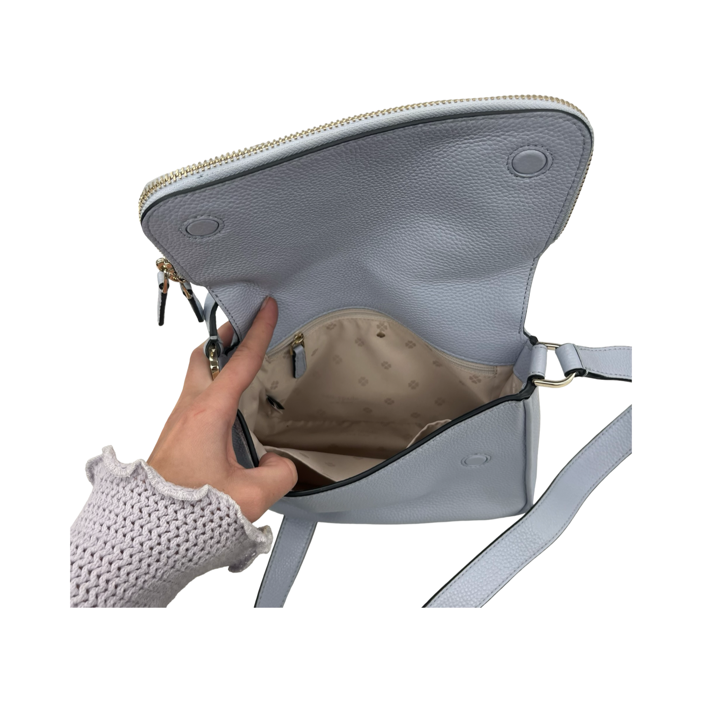 Crossbody Designer By Kate Spade In Blue, Size:Medium