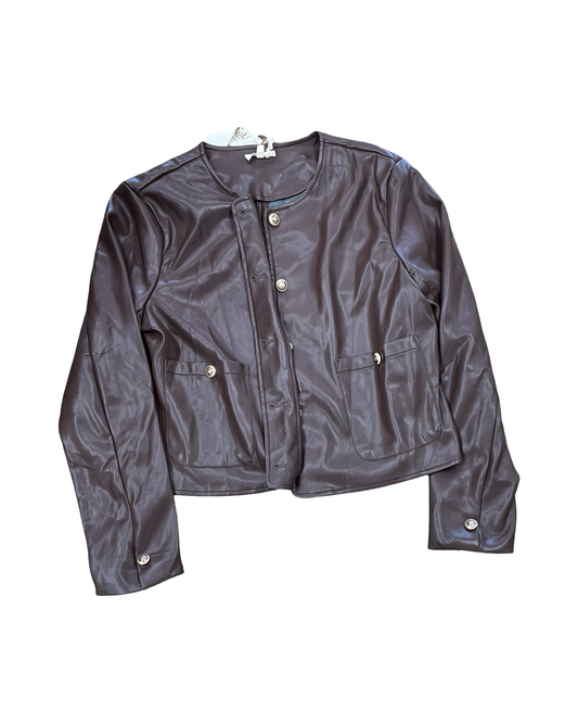 Jacket Other By Mystree In Brown, Size:M