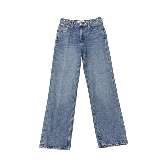 Jeans Straight By Rails In Blue Denim, Size:4