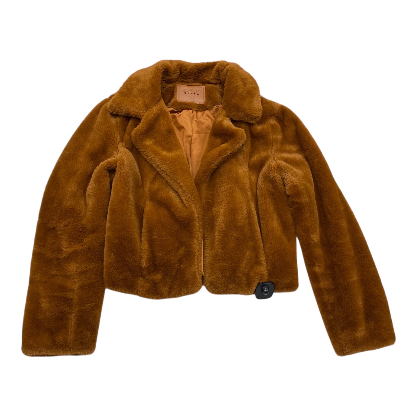Coat Faux Fur & Sherpa By Blanknyc In Brown, Size:S