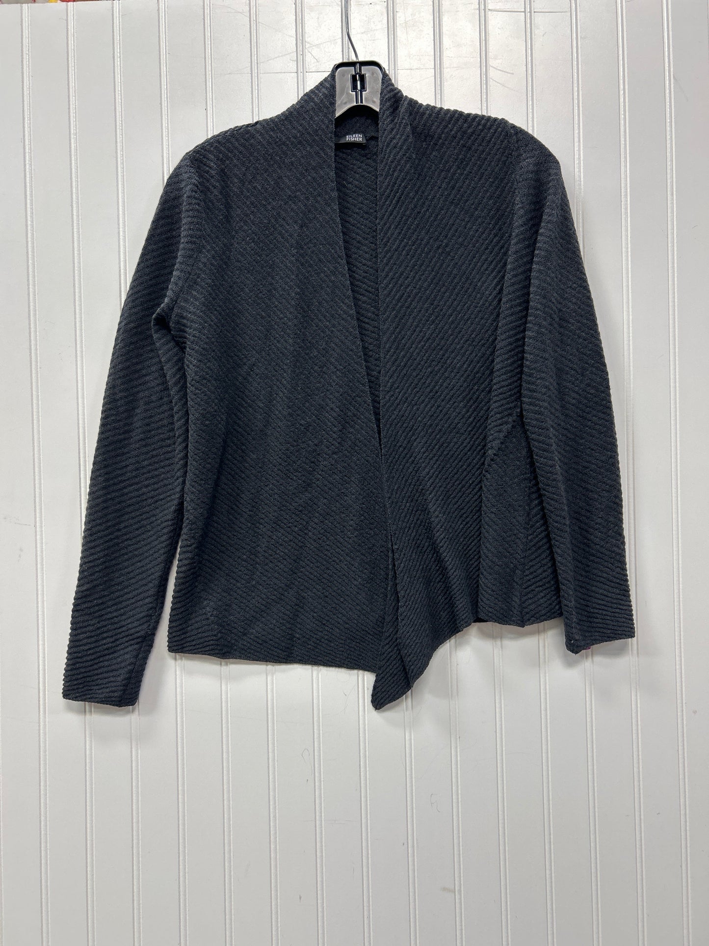 Cardigan By Eileen Fisher In Grey, Size:Sp