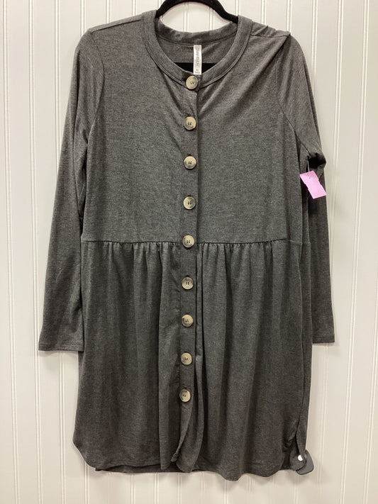 Dress Casual Short By Zenana Outfitters In Grey, Size:Xl