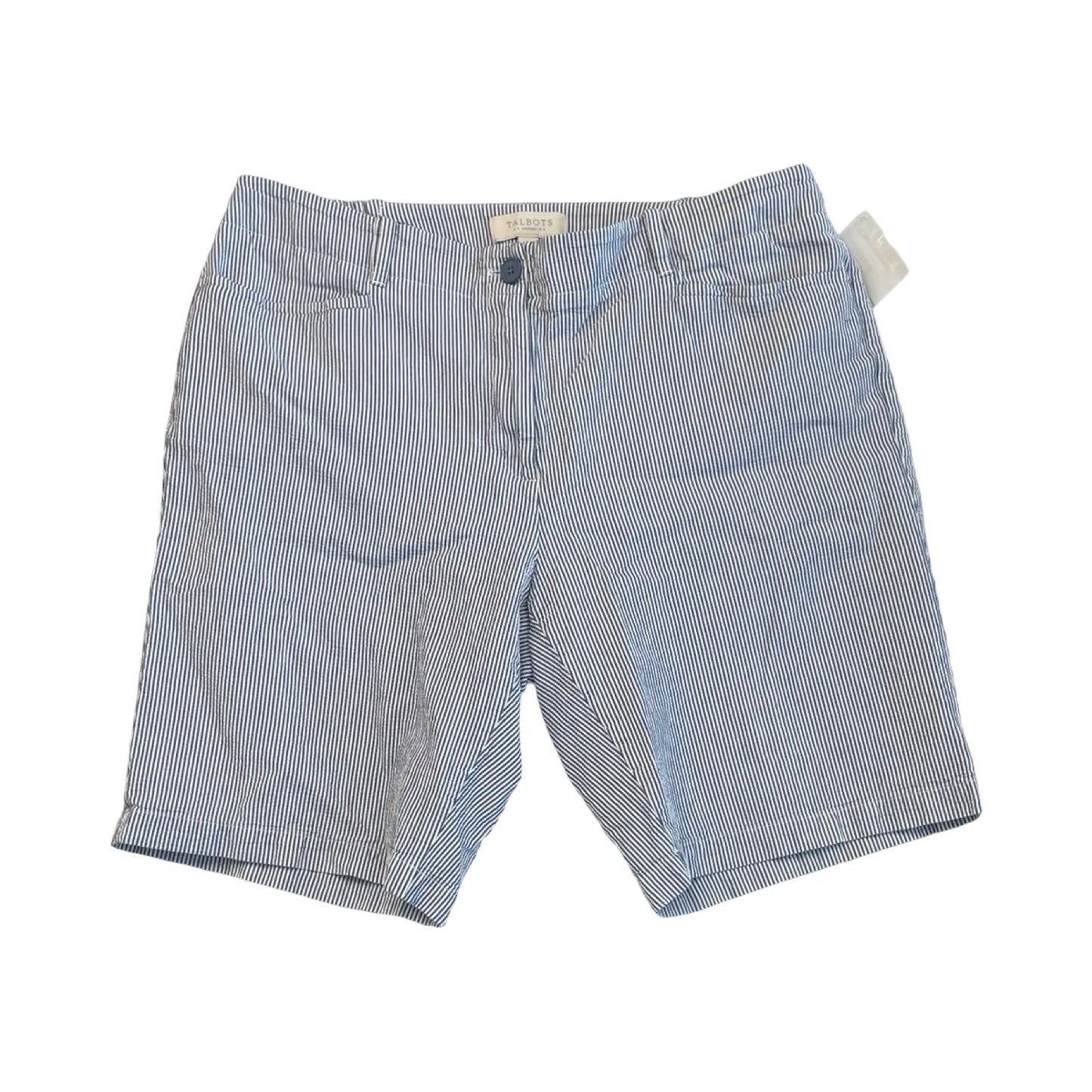 Shorts By Talbots In Blue & White, Size:16
