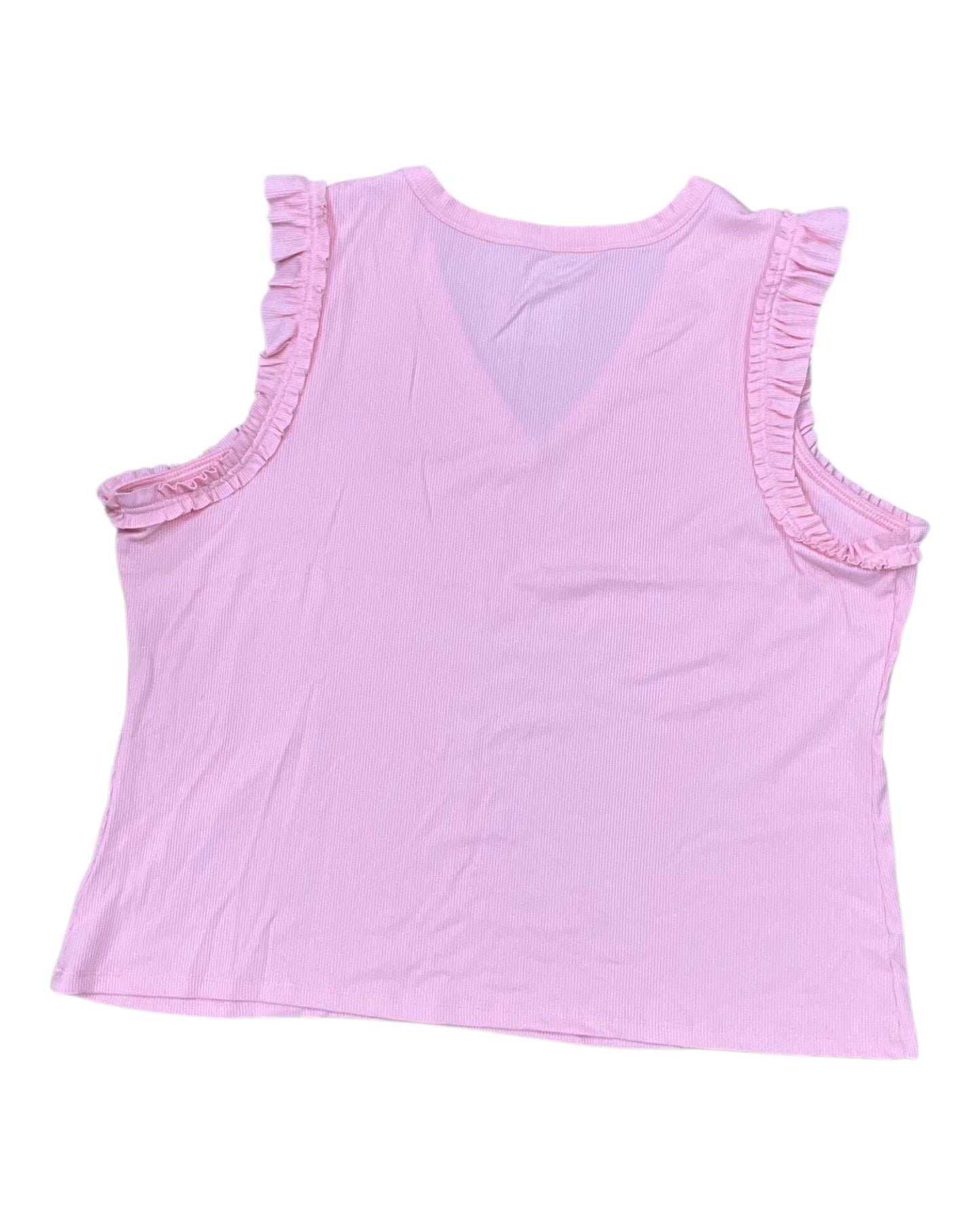 Top Sleeveless By Nine West In Peach, Size:1X