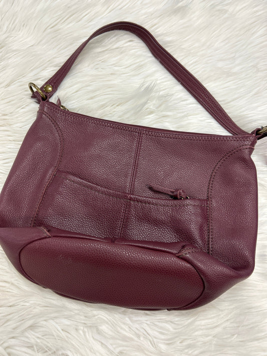 Handbag Leather By The Sak In Purple, Size:Medium