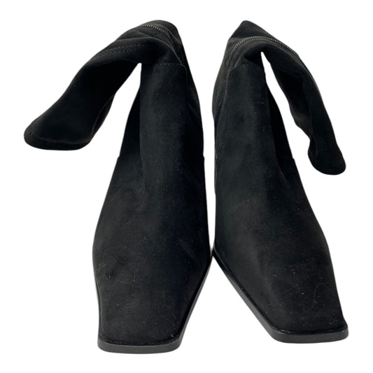 Boots Ankle Heels By H&M In Black, Size:9