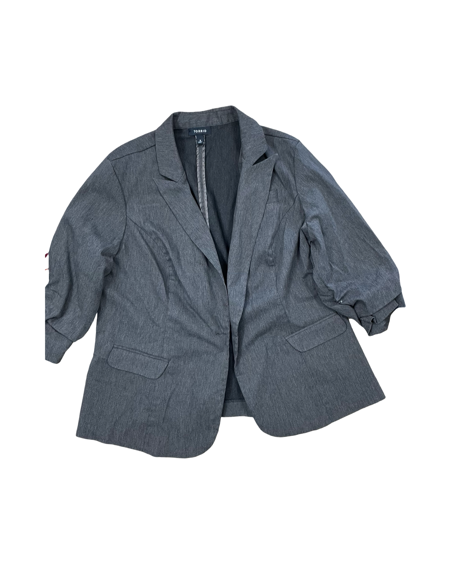 Blazer By Torrid In Grey, Size:2X