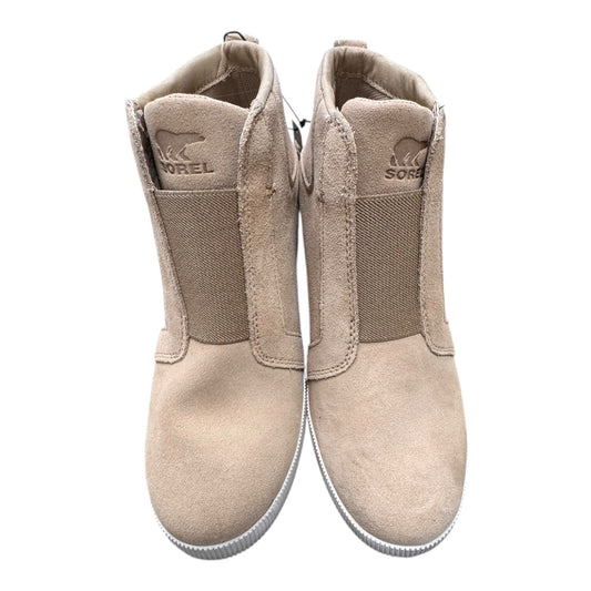 Boots Designer By Sorel In Tan, Size:7.5