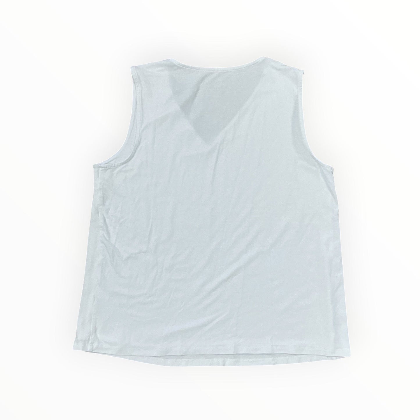 Top Sleeveless By Cupio In White, Size:L
