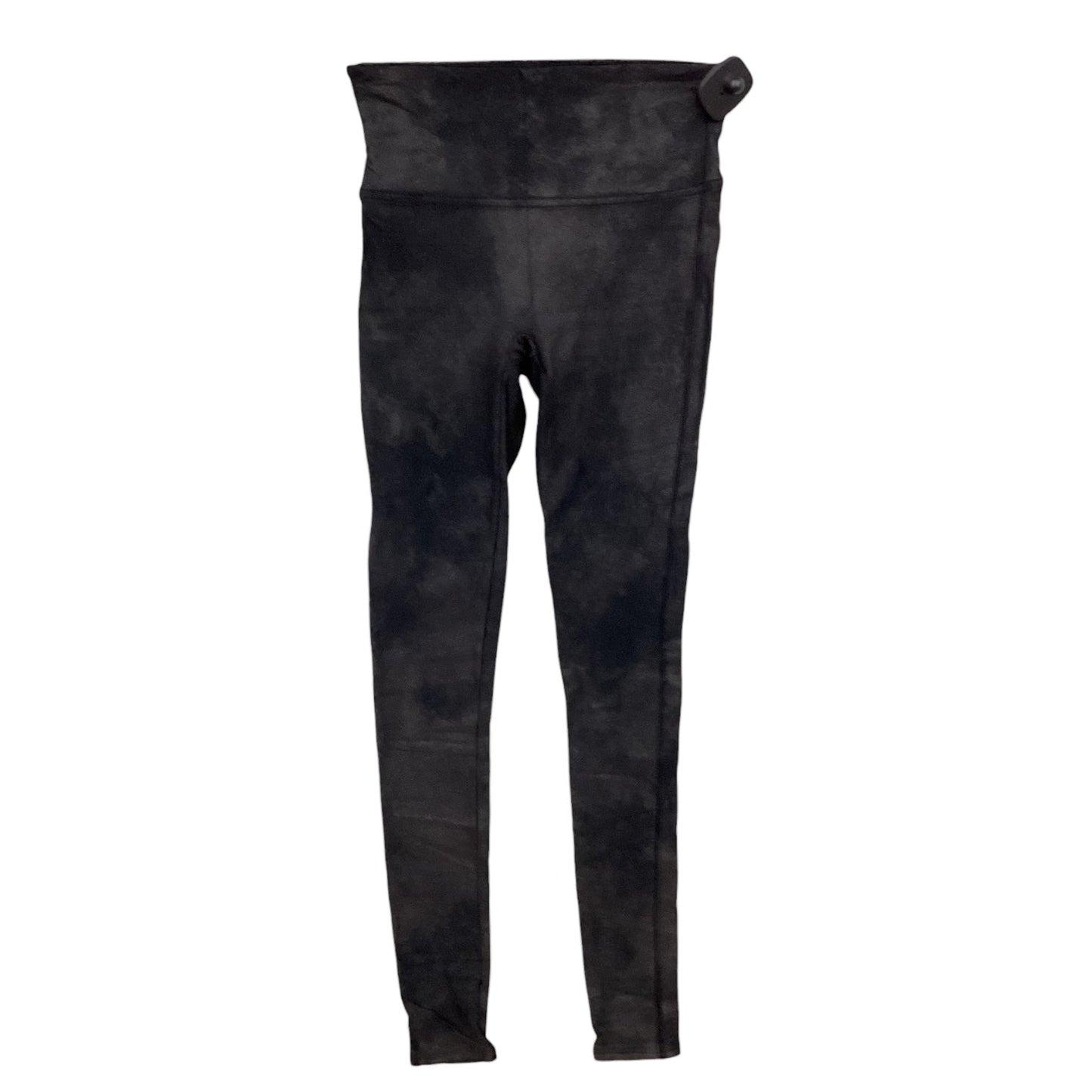 Athletic Leggings By Spanx In Black & Grey, Size:S