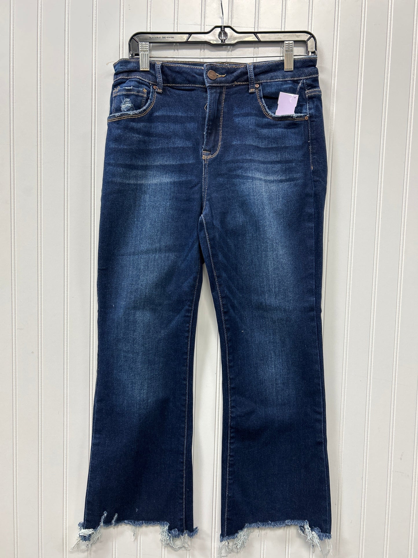 Jeans Straight By Risen In Blue Denim, Size:6