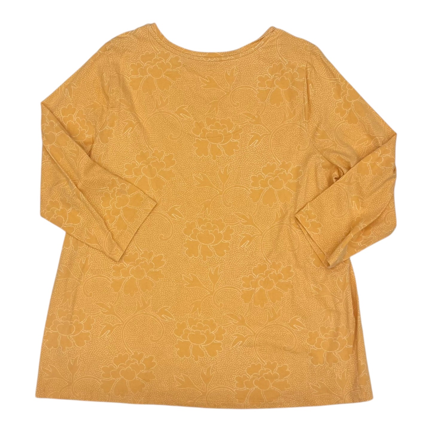 Top Ls By Isaac Mizrahi Live Qvc In Orange, Size:2X