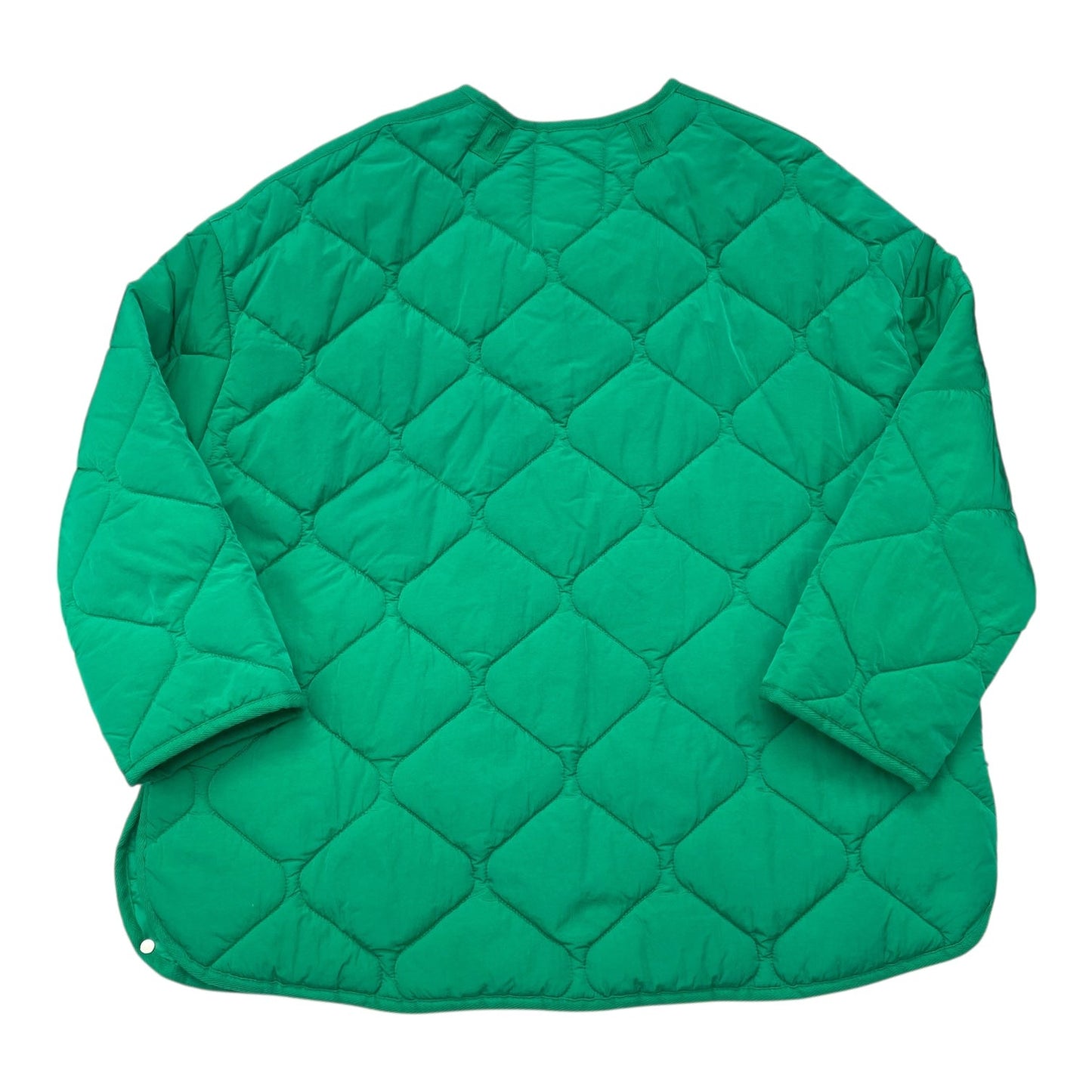 Jacket Puffer & Quilted By Zara In Green, Size:M