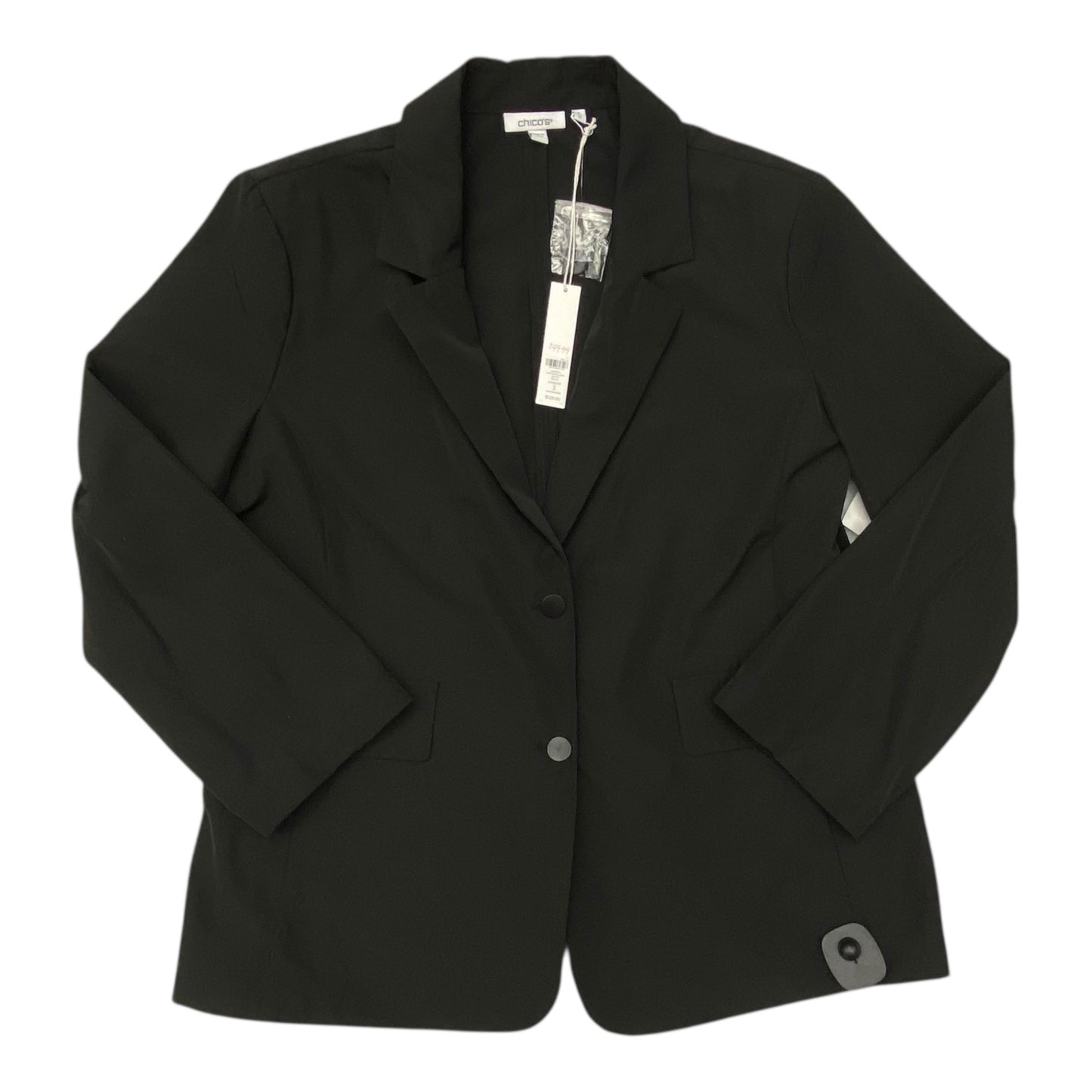 Blazer By Chicos In Black, Size:Xl