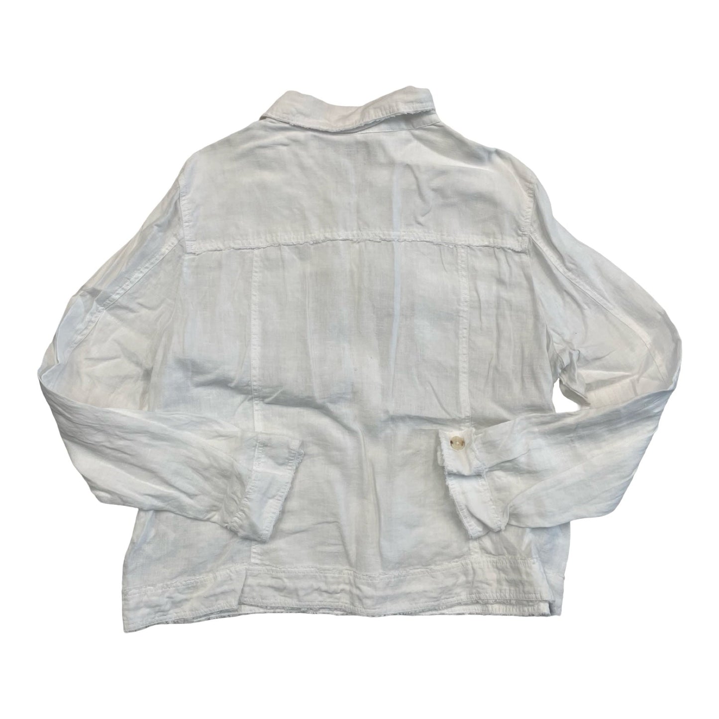Blazer By Charter Club In White, Size:1X