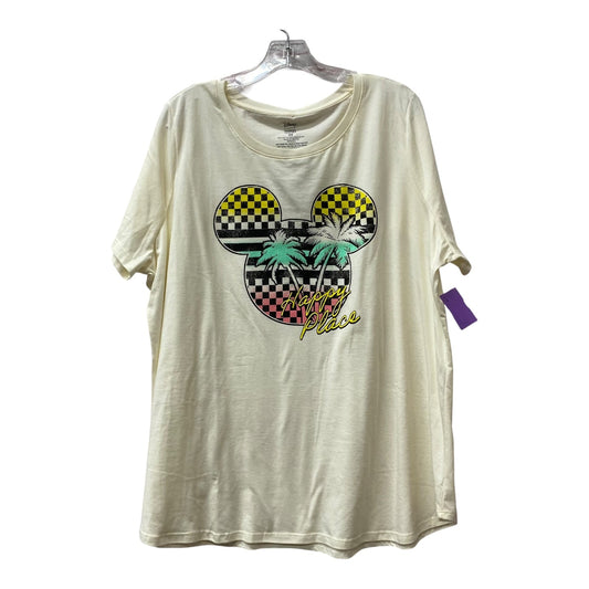 Top Ss By Disney Store In Ivory, Size:2X