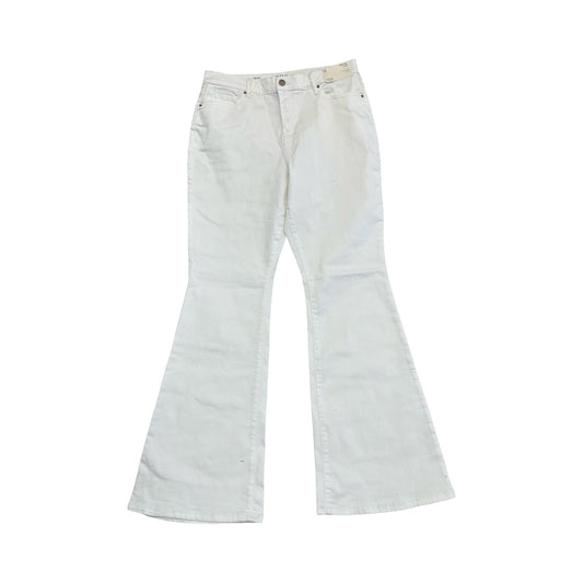 Jeans Boot Cut By Ana In White, Size:14