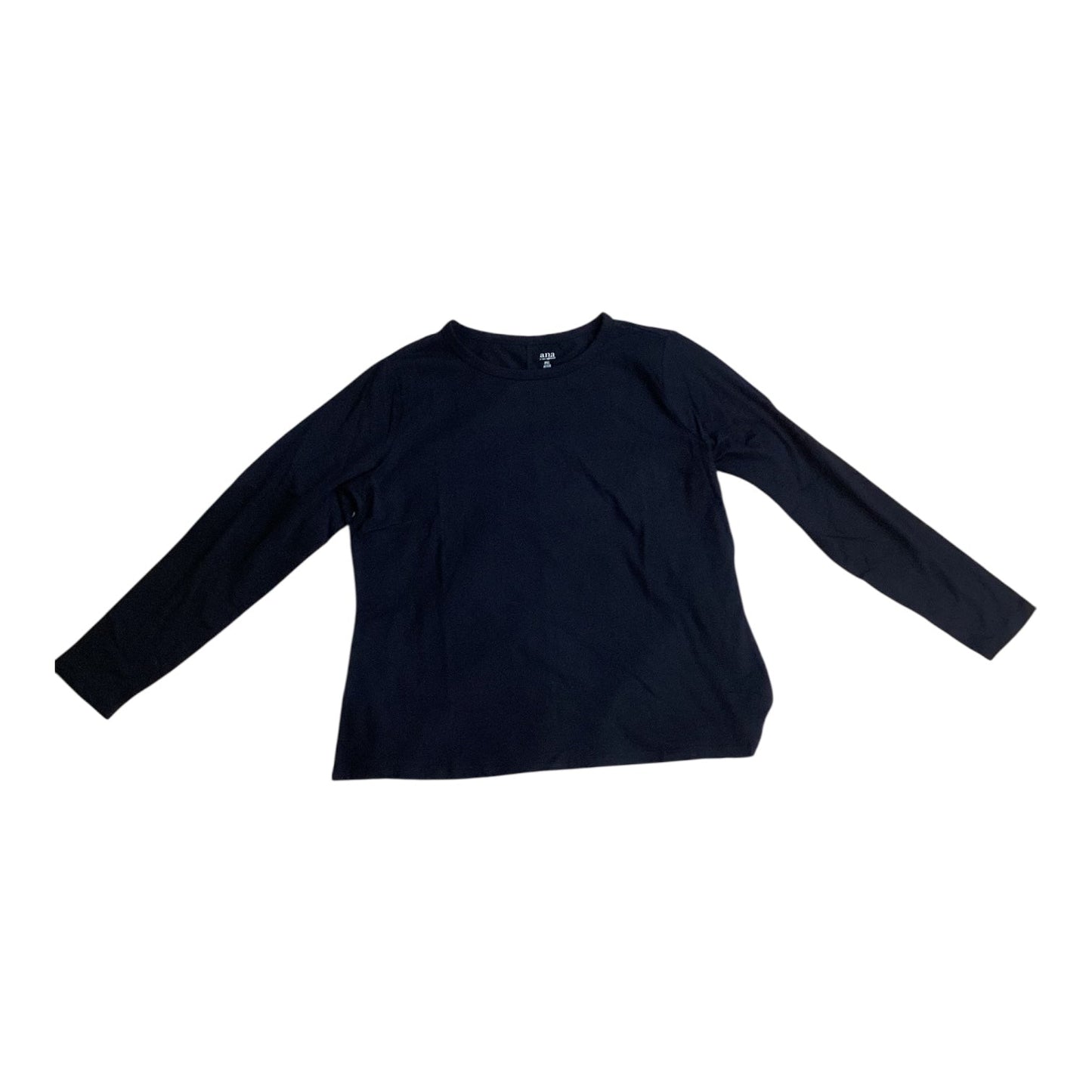 Top Ls By Ana In Black, Size:Xlp