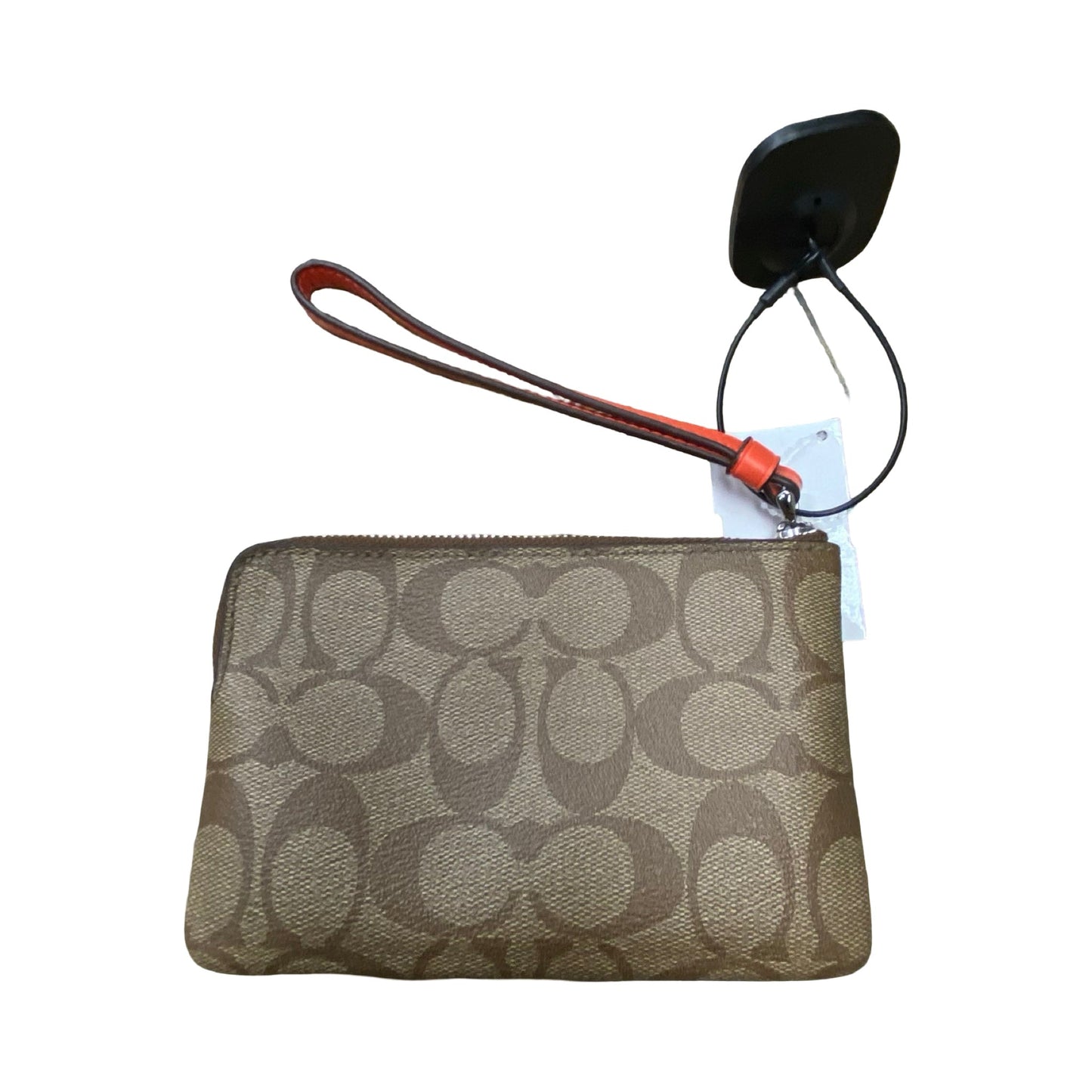 Wristlet Designer By Coach In Brown & Orange, Size:Small